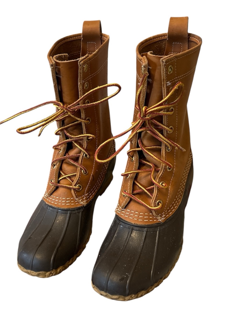 L.L.Bean Bean Boots Women’s 7M Brown Leather 8" Duck Boots